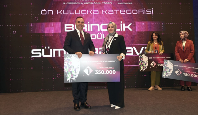 Ön Kuluçka Kategorisi Birincilik Ödülü töreni